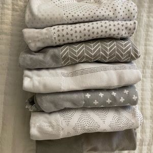 Seven (7) SwaddleMe size Small/Medium
